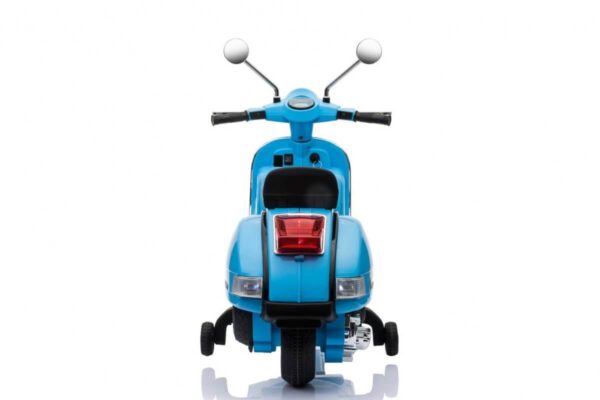 Motocicleta electrica pentru copii Scuter Vespa PX150, Albastru